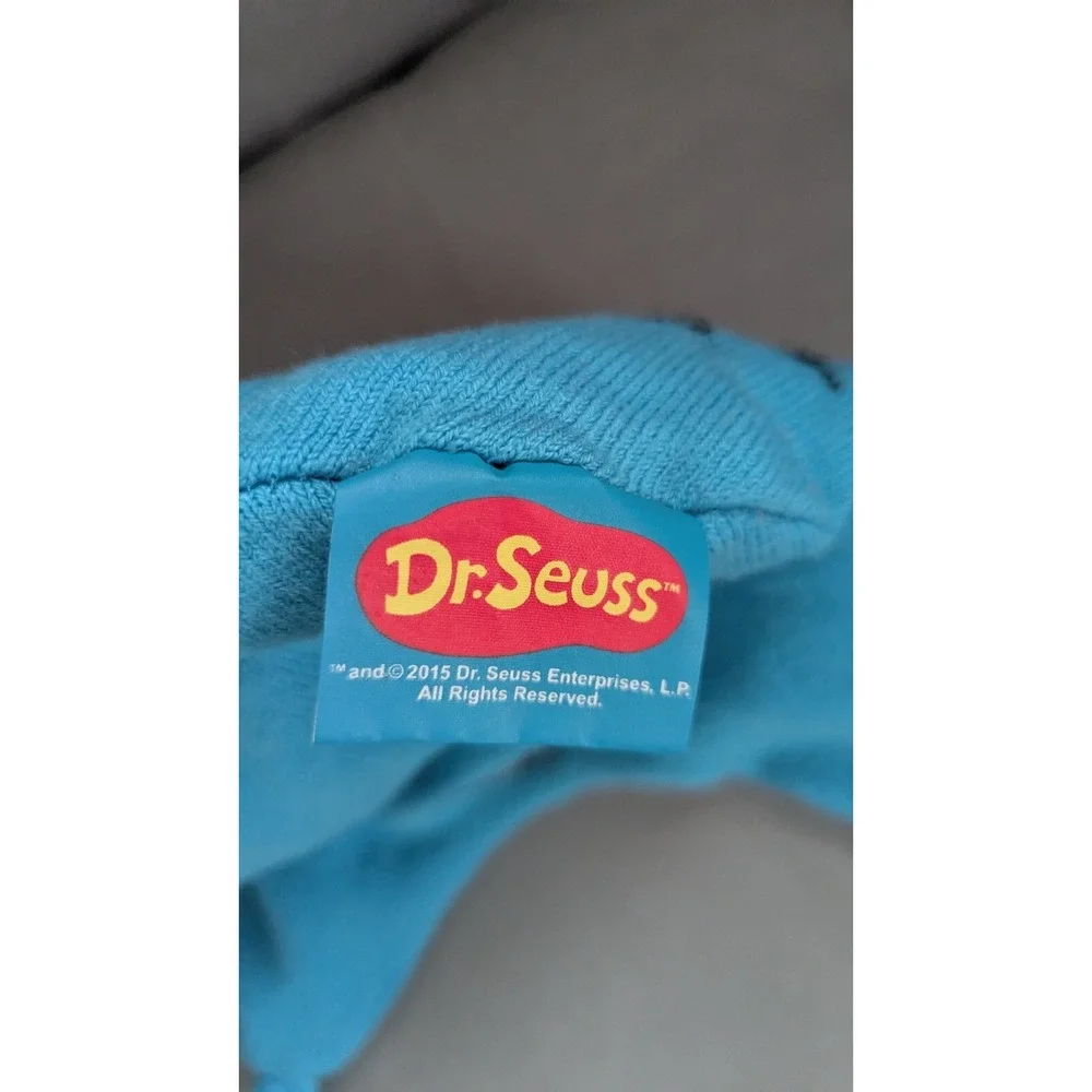 Dr. Seuss Thing 1 & Thing 2 Reversible‎ Knit Kids Blue Hat Classroom Prop